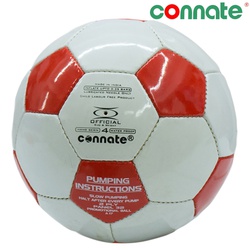 Connate Football Official Red/White #4