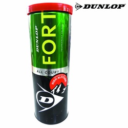 Dunlop Tennis balls fort all court high altitude red top (tin of 3)