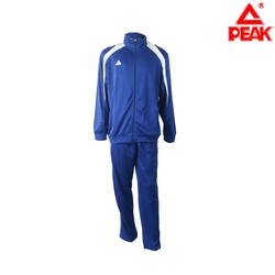 Peak Tracksuit knitted poly royal/white