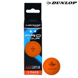 Dunlop Table Tennis Ball D Tt Bl 40+ Pro Tour (Pkt Of 3) 679320 Orange