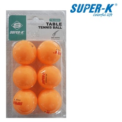 Super-K Table Tennis Ball Pkt Of 6Pcs