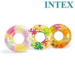 Intex Swim Rings Tubes Transparent 58263 9+ Yrs
