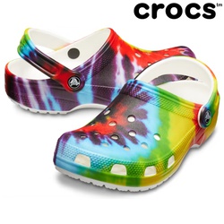 Crocs Sandals Classic Tie Dye Graphic Clog