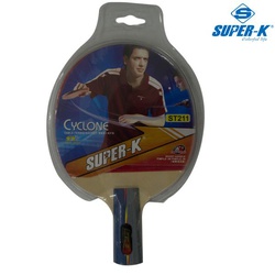 Super-K Table Tennis Bat Cyclone Short Handle St211