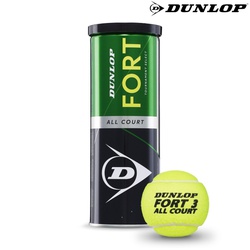Dunlop Tennis ball fort all court low altitude black top (tin of 3)