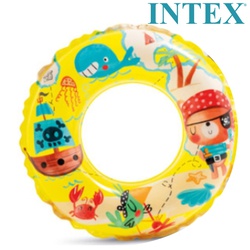 Intex Swim rings tubes ocean reef transparent 59242 15ft x 48" 15ft x 48"