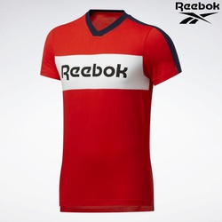 Reebok T-Shirt V-Neck Te Ll Ss Graphic Te