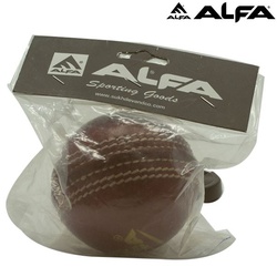 Alfa Cricket Ball Club 2Pc Red 5 1/2 Oz 156Gms