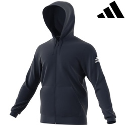 Adidas Sweatshirt hoodie full zip m mh plain