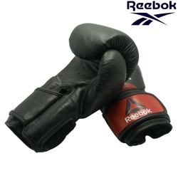 Reebok fitness Boxing gloves combat leather training rscb-10040rdbk 10oz