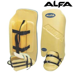 Alfa Leg guard + kicker economy mini hockey